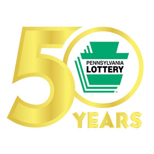PA Lottery 50 Years Logo